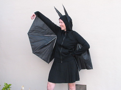 diy bat costume