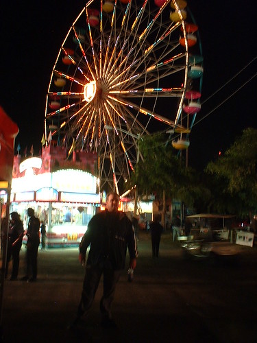 Zombie husband on a rampage at the carnival