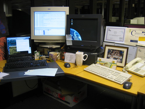 photo of my desk