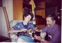 Mom and Dad with Sweety and Basta