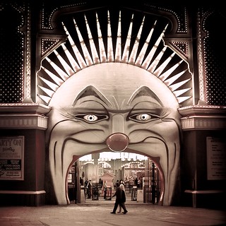 Cuba Gallery: Australia / Melbourne / Luna park / circus / retro / vintage / people / fun / scary / sepia / photography