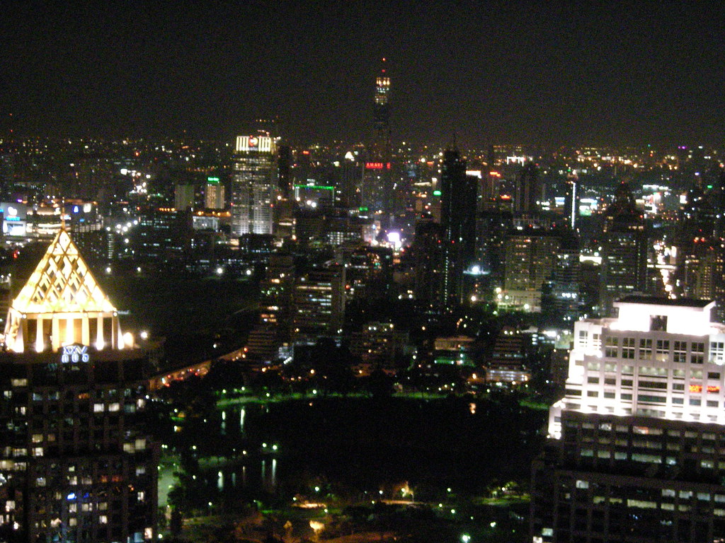 View from Vertigo Bar, Banyan Tree Hotel