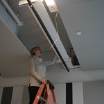Debra Pucé - Director of Major Gifts and Planned Giving, Writers Theatre's New Building's Ceremonial Beam-Signing.