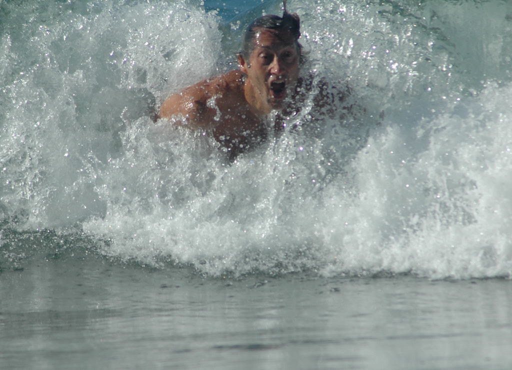 body surfing