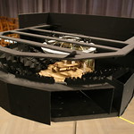 Set design model by Set Designer Collette Pollard at the first rehearsal for ARCADIA at Writers Theatre.