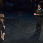 Tiffany Scott and Sean Fortunato perform a scene from THE REAL THING at Writers Theatre's Grand Opening Gala on February 8, 2016. Photo by Michael Brosilow.
