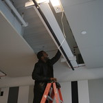 Tyrone Phillips - Artistic Assistant, Writers Theatre's New Building's Ceremonial Beam-Signing.