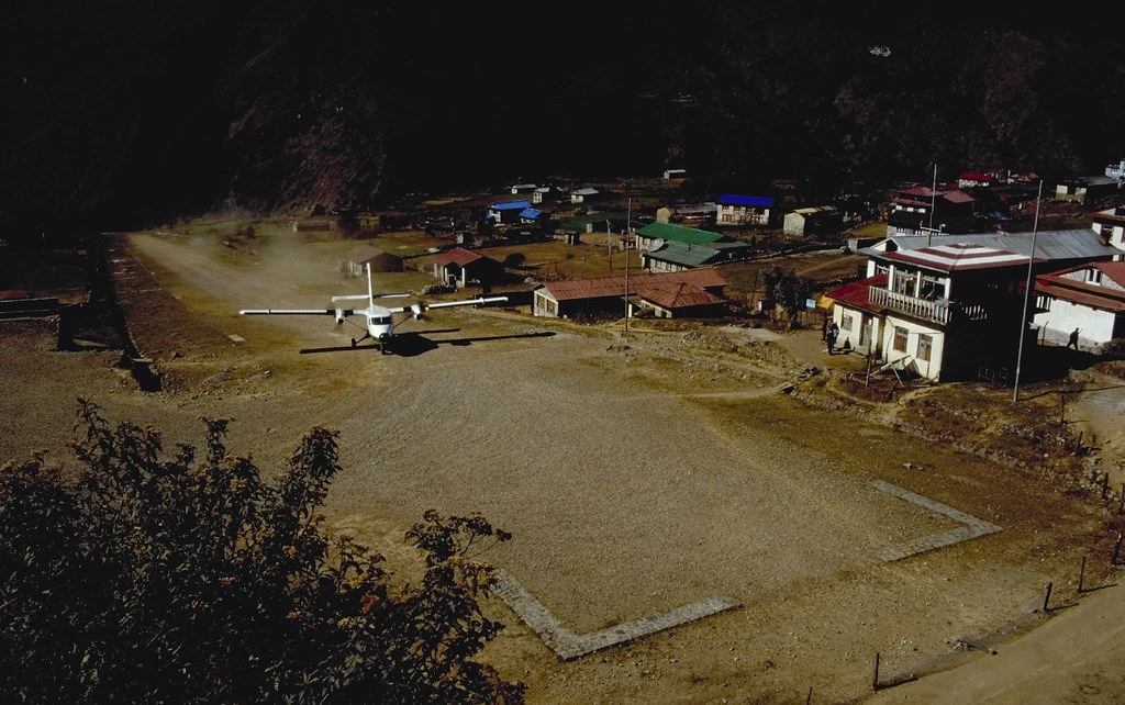 Landing at Lukla