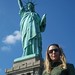 Georgie & Statue of Liberty
