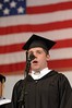 Ryan Burns Sings the National Anthem at Commencement