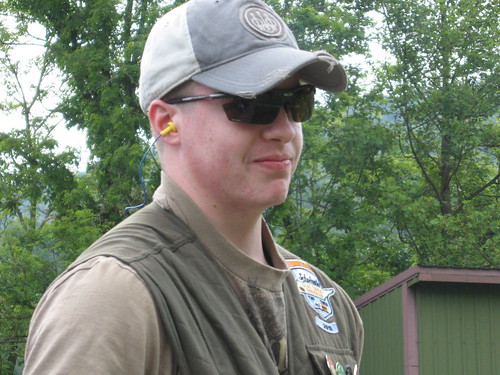 Hunter Hammond wearing Rudy Project glasses - Smokey Mt. Gun Club 5-14-11 002