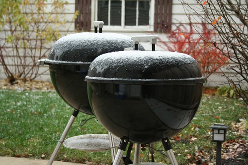 Snow on the grills (by Matt Stratton)