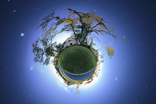 Tiny Planet with Star Field