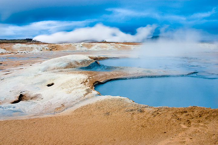 Blue Mudpots