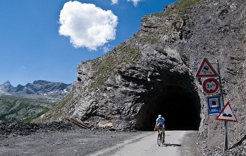 Long, Wet Tunnel - Col du Sanetsch