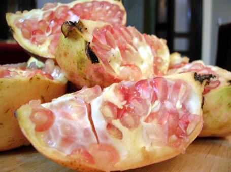 pomegranate pieces