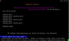 Acceso a www.casareal.es con Lynx (III)