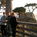Ben, Me and Mum by the Lone Cyprus, 17 Mile Drive