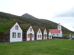 Laufás Church and Turf Farmhouse