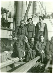 1ère Cie des Chars-  1940 sept- A bord du Pennland  - Col P. Robedat