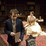 Alan Schmuckler and Kate Fry in A MINISTER'S WIFE at Writers Theatre. Photos by Michael Brosilow.
