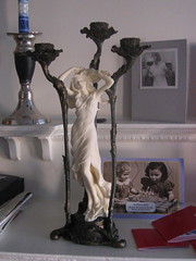 Jhim's gift of a beautiful goddess candelabra
