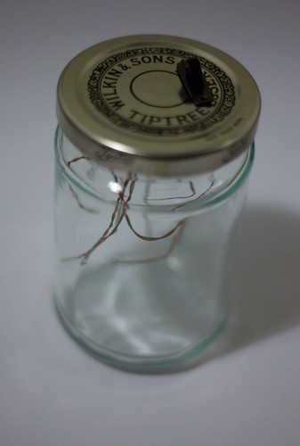 LED Fireflies in a Jar