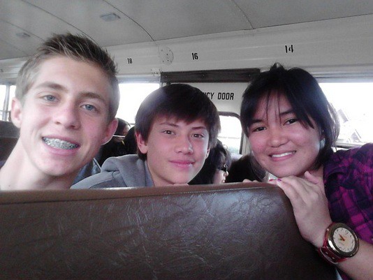 Bus Buddies: Chris, Clovis, and Aira