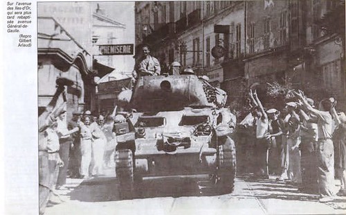 1944- Provence- Hyères -Char du RFM