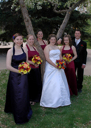Girl's side of the Wedding Party
