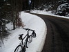 Quiet road to Col des Pitons
