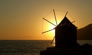 Amorgos, wind mill.
