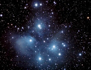 A bouquet of stars, M45, The Pléiades