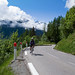 Cycling up Col des Montets