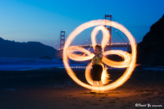 San Francisco Fire Dancing Shoot with Temple of Poi Founder Isa ‘GlitterGirl’Isaacs”
