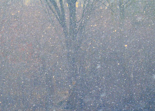 Wet flurries, heavy at times