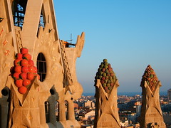 Fruity finials, Sagrada Familia