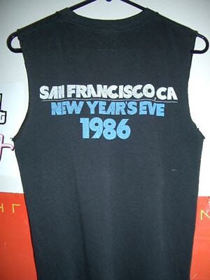 Metallica shirt from New Years Eve 1985-86