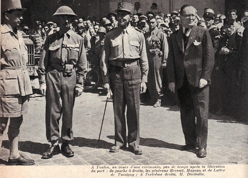 Provence- 1944- Toulon - le général Brosset