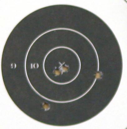 Black ring of target
