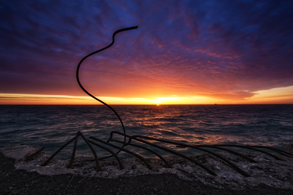 Wires and Sunrise