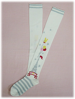 Angelic Pretty Magical Etoile OTK Socks (white)