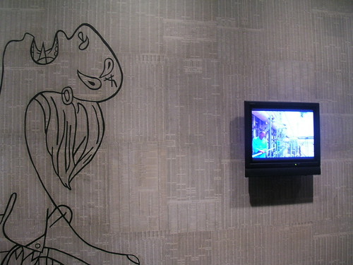 Shocking and Awful on the wall