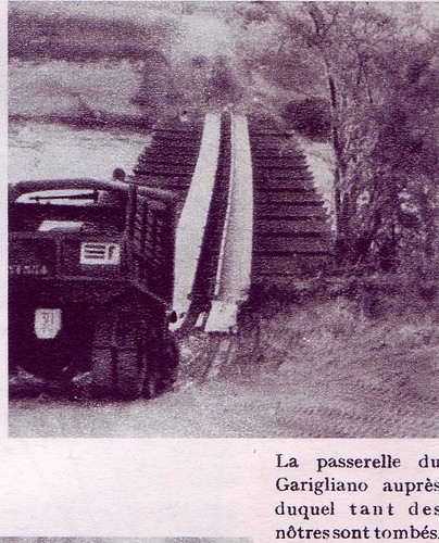 Génie- 1944 - Italie- Passerelle du garigliano