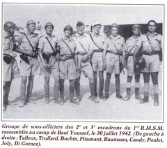 RMSM -1942 juillet- Camp de Beni Youssef- source - Françaislibres.net