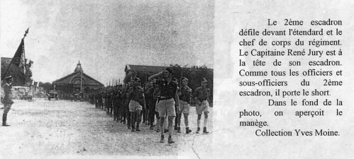 1944 - Lyon - Défilé du 2ème escadron du 11e Cuirassiers