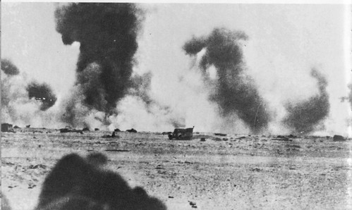 1942 Bir Hakeim - Effets d'un bombardement sur BH ECPA Bergot