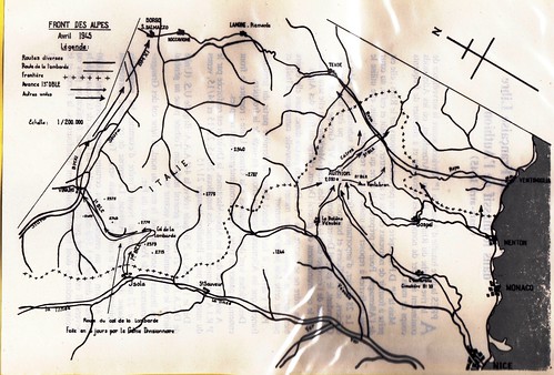 1945- Authion- Route du Col de la Lombarde