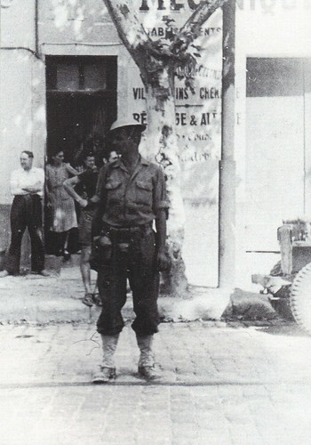 1944 - Provence- une colonne dfl entre a st jean du var venant de la Palasse -  col part- Paul Gaujac
