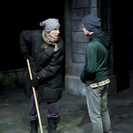 Karen Janes Woditsch and Patrick Andrews (Sam) in DO THE HUSTLE at Writers Theatre. Photos by Michael Brosilow.